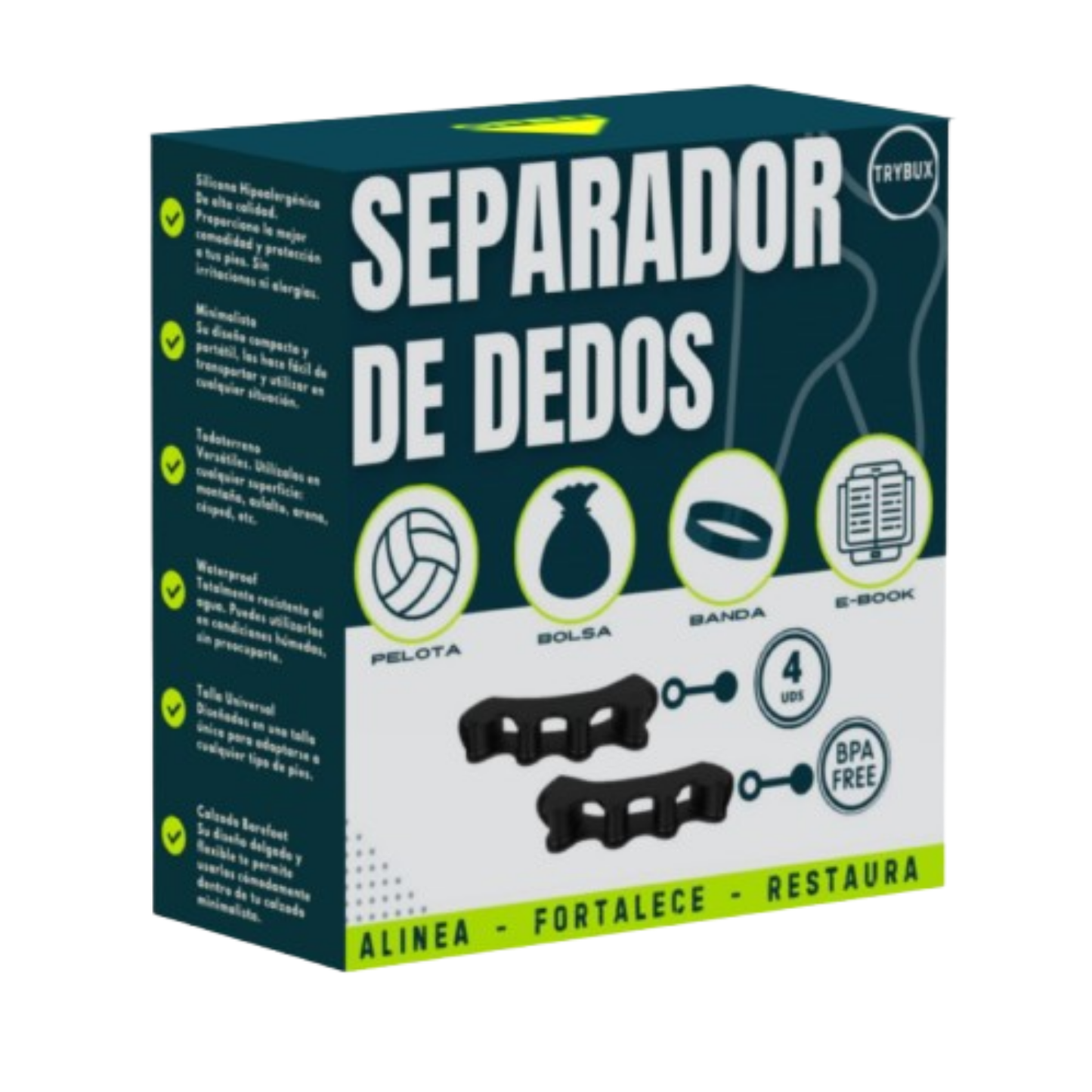 KIT SEPARADOR DE DEDOS