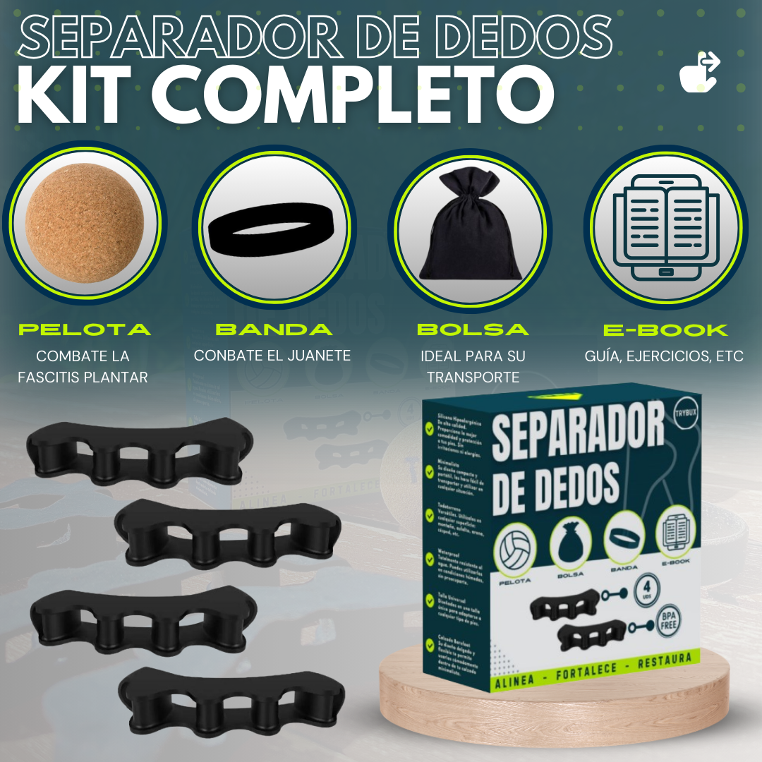 KIT SEPARADOR DE DEDOS